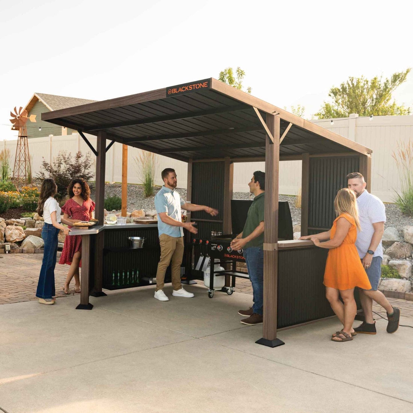 10' x 10' Bar and Griddle Pavilion