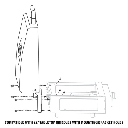 22" Griddle Hood