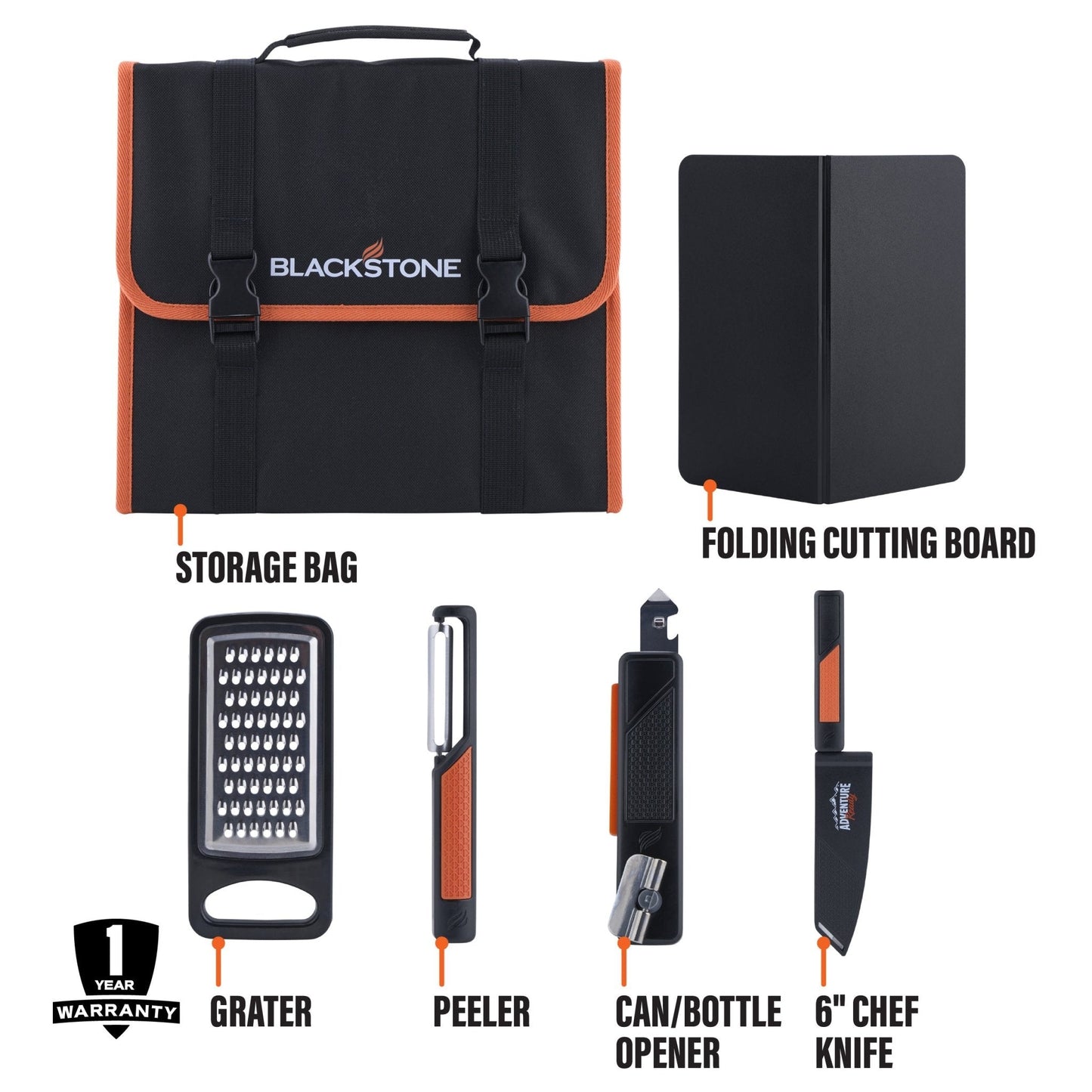 6 Piece Camping Kit